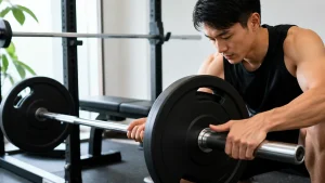 筋トレのバーベルは28mmと50mmで別物｜規格・重量・床対策を数字で解説のアイキャッチ画像