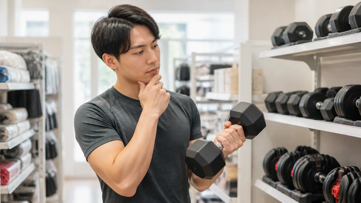 ダンベルはどこに売ってる?答えは欲しい重さで変わるの解説画像