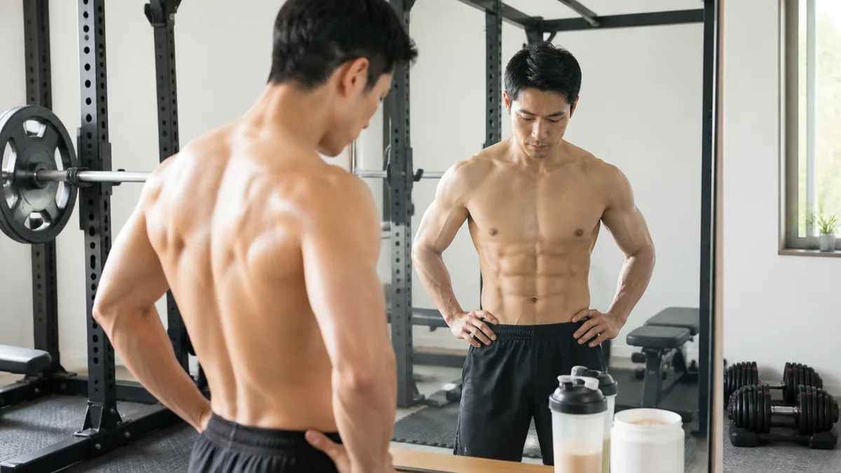 体脂肪率7パーセントまで絞った体に、実際に何が起きたかの解説画像