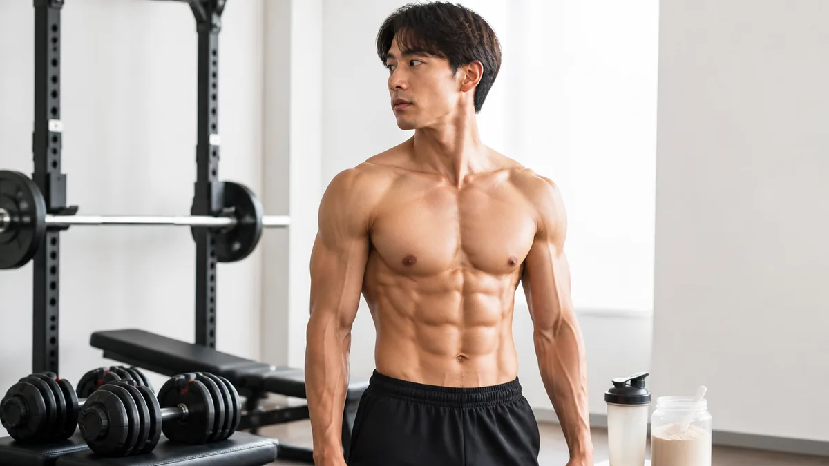体脂肪率10パーセントの見た目は腹筋の輪郭で決まる｜男女で別物になる理由と到達ラインのアイキャッチ画像