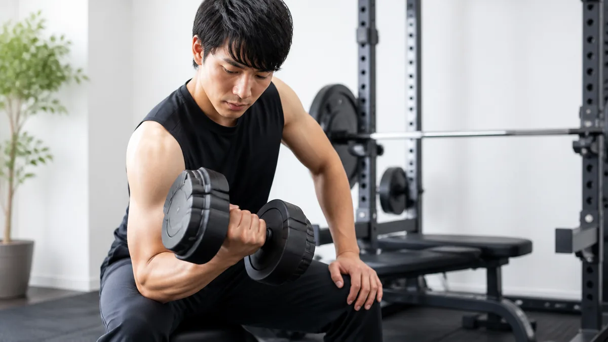 筋肉痛の時に筋トレダイエットを止めない方法｜部位を変えて週2〜3日を守る組み方のアイキャッチ画像