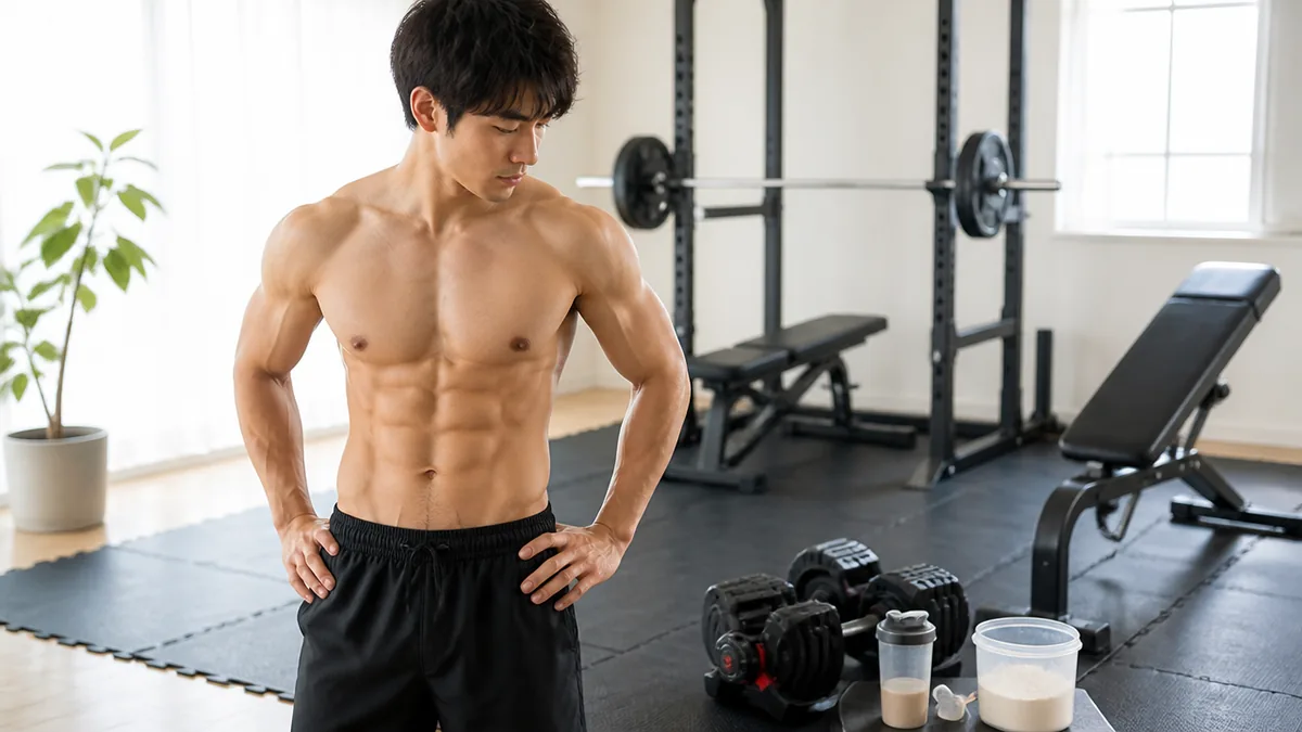 体脂肪率13パーセントの男の見た目は？画像を探す前に知りたい体つきの特徴の解説画像