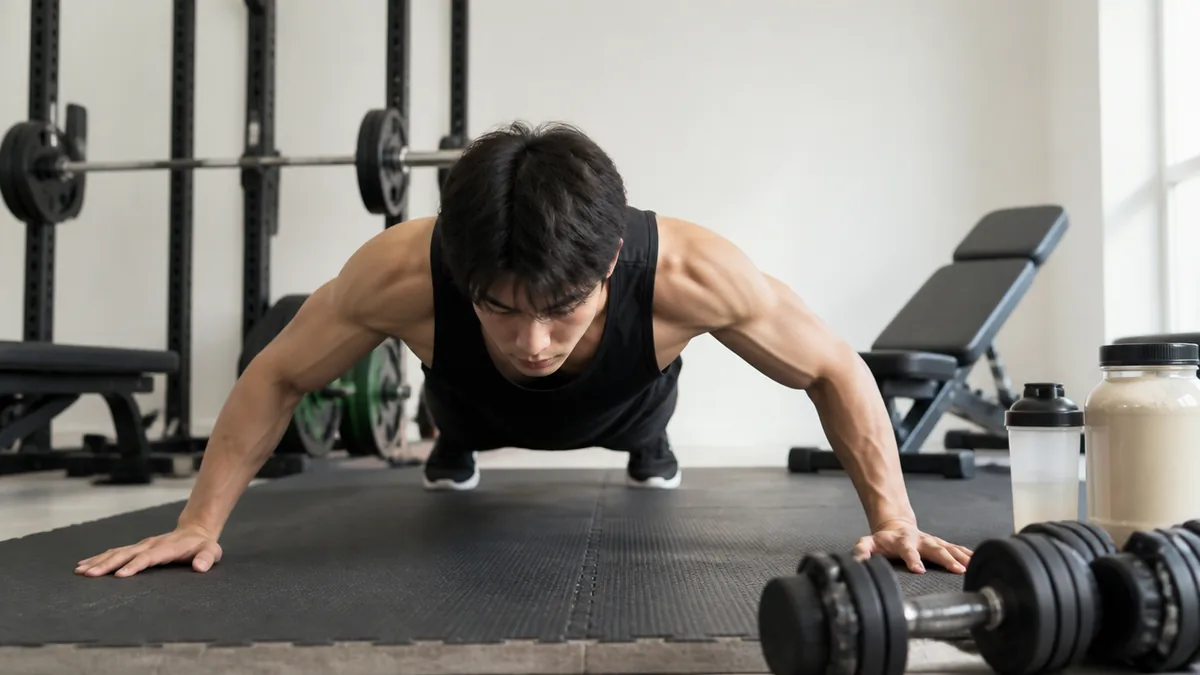 ワイド腕立て伏せとは？通常の腕立てと何が違うのかの解説画像